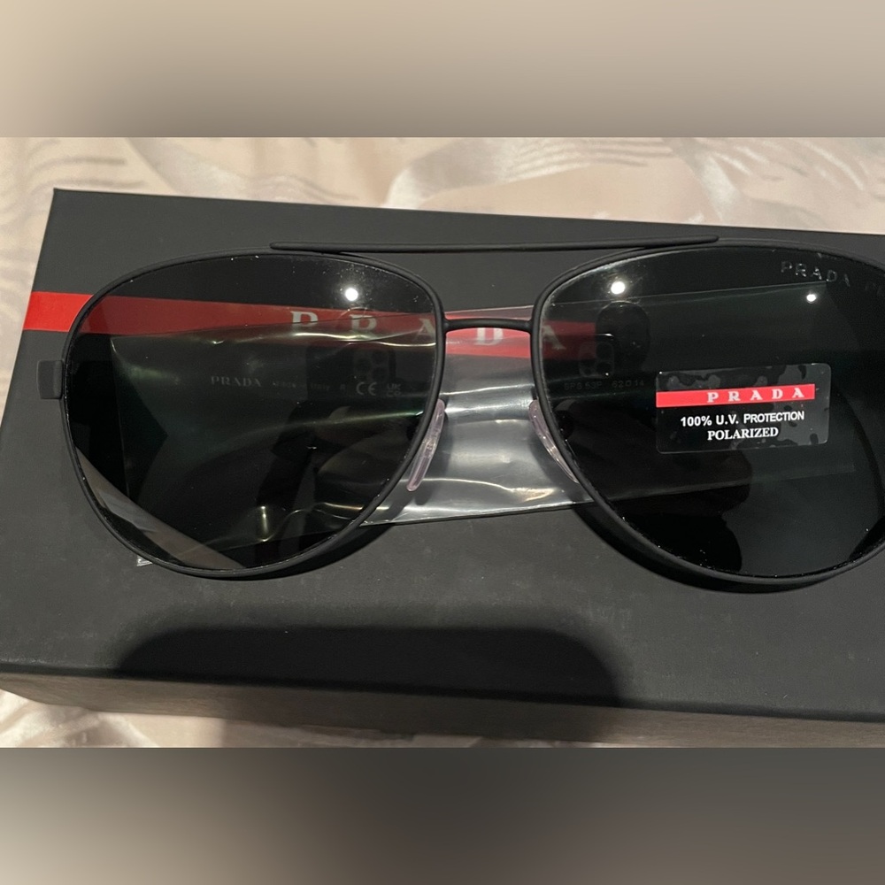 Brand New Men’s Prada Linea Rossa Polarized Sunglasses